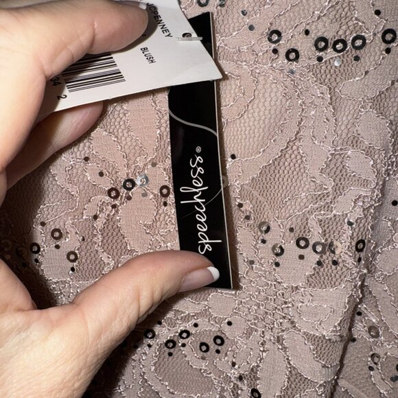 New $69 Speechless small Sleeveless Dress Classy Fun Wedding - Picture 3 of 8